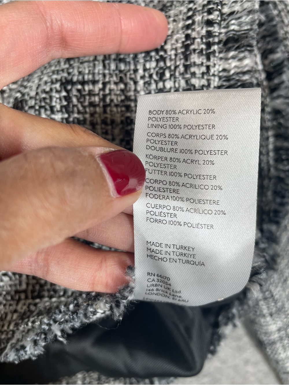 Maeve Anthropologie Womens Black White Tweed Double Breasted Jacket 12P Career - Picture 4 of 15